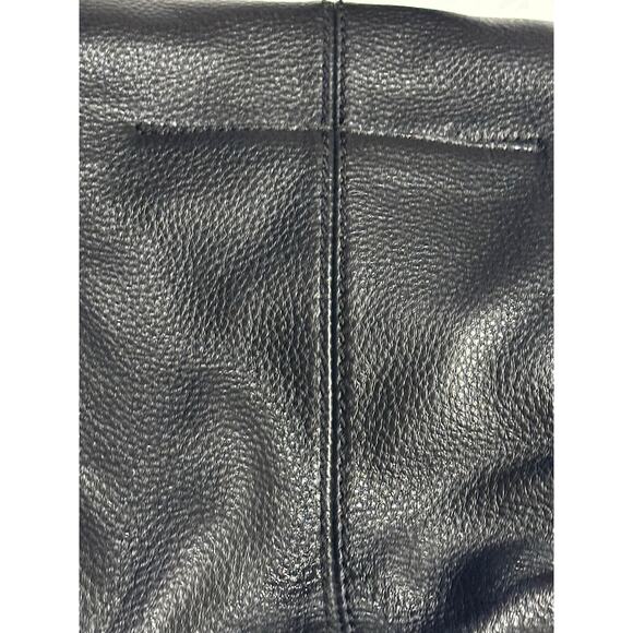 The SAK Silverlake Black Pebble Leather Studded Fringe Crossbody Shoulder Bag - Picture 12 of 13